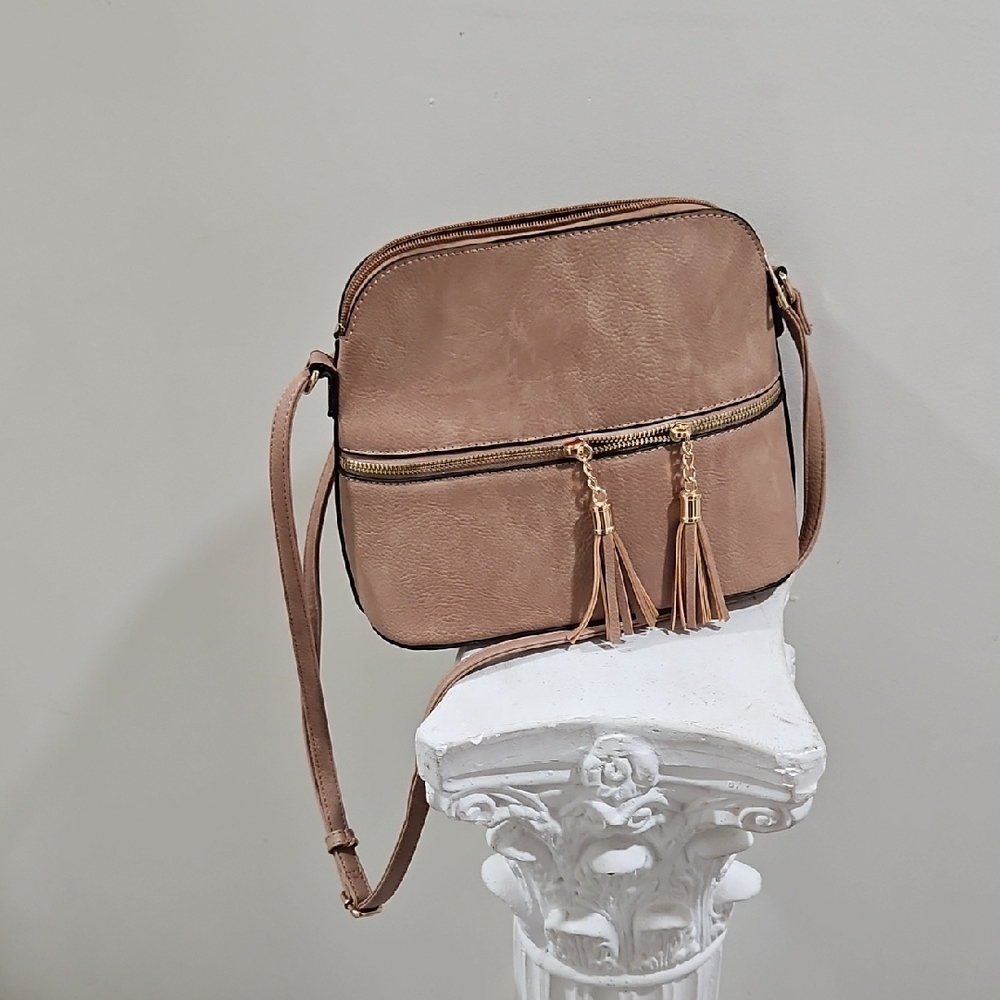 Elegant Tan Crossbody Bag